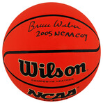 Bruce Weber // Signed Wilson NCAA Full Size Basketball w/2005 Final 4