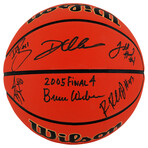 2005 Illinois Fighting Illini Team // Signed Wilson NCAA Indoor/Outdoor Basketball (6-Sigs.)