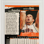 James Augustine // IL Fighting Illini // Signed 2006 Press Pass Gold Rookie Basketball Trading Card #G4