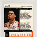 Deron Williams // Signed Illinois 2005 Press Pass Gold Rookie Basketball Card #G36