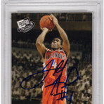 Luther Head // Signed Illinois 2005 Press Pass Gold Rookie Basketball Card #G19