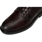 Latham Plain Toe Shearling Boot // Dark Brown (8)