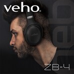 ZB-4 // Wireless Headphones w/ Mic (Black)