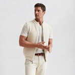 Cozy Vest // Cream (SMALL)