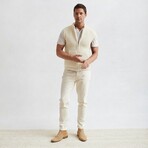 Cozy Vest // Cream (SMALL)