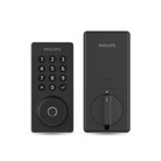 Philips 4000 Series // WiFi + Fingerprint Smart Deadbolt (Matte Black)