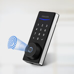Philips 1000 Series // Fingerprint + Keypad Smart Deadbolt (Matte Black)