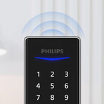 Philips 1000 Series // Fingerprint + Keypad Smart Deadbolt (Matte Black)