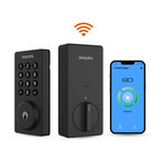 Philips 4000 Series // WiFi Keypad Smart Deadbolt (Matte Black)