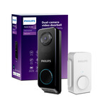 Philips 7000 Series 2K Dual-Camera Video Doorbell // Black