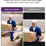 Philips 7000 Series 2K Dual-Camera Video Doorbell // Black