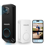 Philips 7000 Series 2K Dual-Camera Video Doorbell // Black