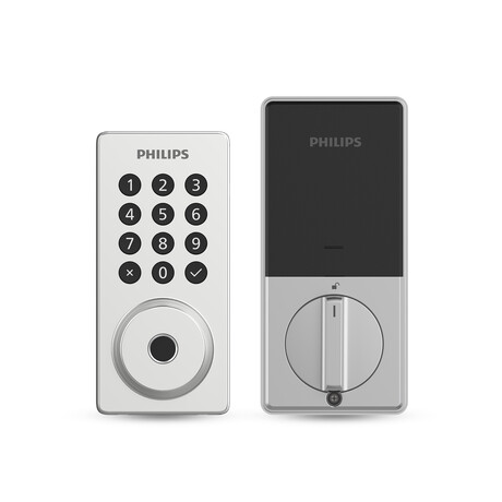 Philips 4000 Series // WiFi + Fingerprint Smart Deadbolt (Matte Black)
