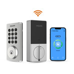 Philips 4000 Series // WiFi Keypad Smart Deadbolt (Matte Black)