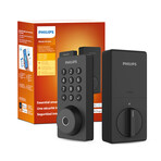Philips 4000 Series // WiFi + Fingerprint Smart Deadbolt (Matte Black)