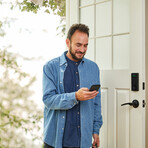 Philips 1000 Series // Fingerprint + Keypad Smart Deadbolt (Matte Black)