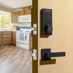Philips 4000 Series // WiFi + Fingerprint Smart Deadbolt (Matte Black)