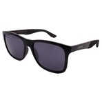 Men's // Ferragamo SF 1028SN 001 Square Sunglasses // Black + Grey