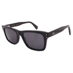 Men's // Ferragamo SF1039S 001 Square Sunglasses // Black + Grey