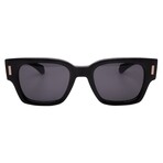 Men's // Ferragamo SF2010S-001 Square Sunglasses // Black + Grey
