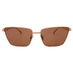 Men's // Ferragamo SF331S-745 Pilot Sunglasses // Gold + Brown