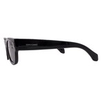Men's // Ferragamo SF2064SE-001 Square Sunglasses // Black + Grey