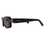 Men's // Ferragamo SF1105S 001 Square Sunglasses // Black + Grey