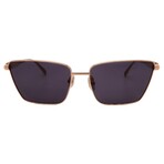 Men's // Ferragamo SF331S-738 Pilot Sunglasses // Gold + Grey