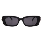 Men's // Ferragamo SF1105S 001 Square Sunglasses // Black + Grey