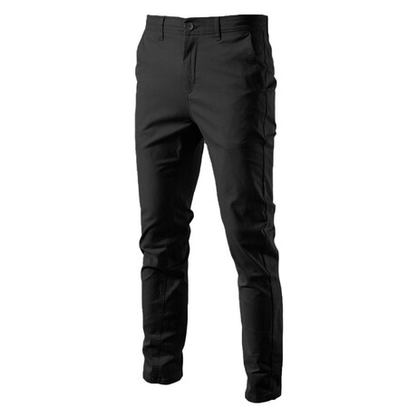 Harbor Slim Chino Pant // Black (XS)