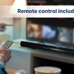 42" Bluetooth® Soundbar with Digital FM Radio and Remote Control