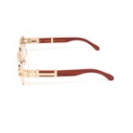 Men's // High Street Full Rim Wood // 18KT Gold + Brown + Gradient Brown