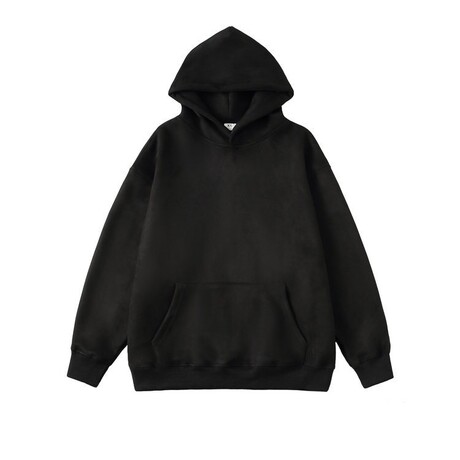 Solid Hoodie // Black (XS)