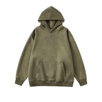 Solid Hoodie // Army green (XS)