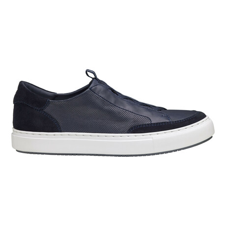 Anson Stretch Lace-To-Toe // Navy // English Suede/Sheepskin (8)