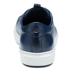 Anson Lace-To-Toe // Navy // Hand-Stained Calfskin (8)