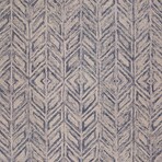 Gramercy Heather Herringbone Hand Tufted Area Rug // Blue (27" x 45")
