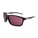 Ferrari // Men's FZ6021U 501/1E Square // Black Shiny + Red