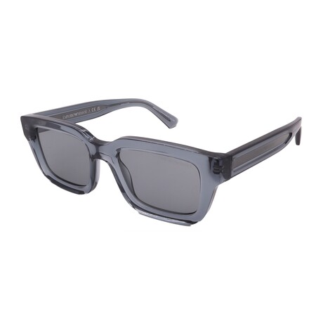 Armani // Men's EA4270-6364/1 Square // Grey Translucent + Gray