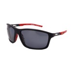 Ferrari // Men's FZ6021U 504/81 Square // Matte Black + Grey Polar