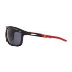 Ferrari // Men's FZ6021U 504/81 Square // Matte Black + Grey Polar