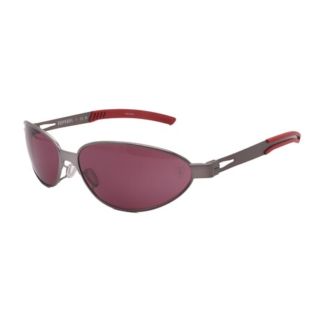 Ferrari // Men's FZ5008 137/1E Pilot // Gunmetal matte + Red