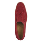 Emma // Genuine Suede Leather Loafers // Red (US: 11)