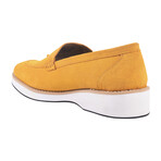 Emma // Genuine Suede Leather Loafers // Mustard (US: 7)
