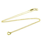 Tiffany & Co. // 18k Yellow Gold Open Heart Pendant Necklace // 15.94" // Store Display