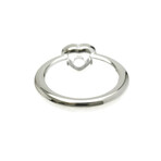 Chopard // 18k White Gold Happy Diamonds Heart Ring // Ring Size: 6 // Store Display