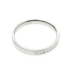 Tiffany & Co. // Platinum Classic Flat Band Ring // Ring Size: 9.5 // Store Display
