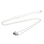 Bulgari // 18k White Gold B.Zero1 Pendant Necklace // 17.32"-20.07" // Store Display