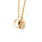 Cartier // 18k Rose Gold Baby Love Pendant Necklace // 17.12" // Store Display