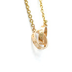 Cartier // 18k Rose Gold Baby Love Pendant Necklace // 17.12" // Store Display